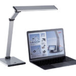 BUREAULAMP HANSA LED SLIM ZILVER