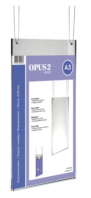 POSTERHOUDER OPUS 2 A3 STAAND ACRYL