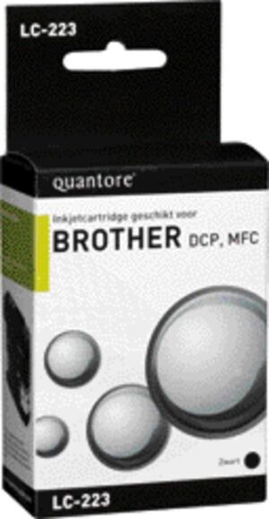 INKCARTRIDGE QUANTORE BRO LC-223 ZWART