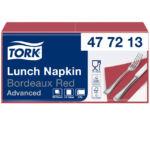 SERVET TORK 33X33CM 477213 BORDEAUXROOD 200 STUKS
