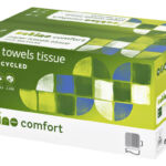 HANDDOEK SATINO COMFORT V-VOUW 2LGS 25X23CM 3200ST
