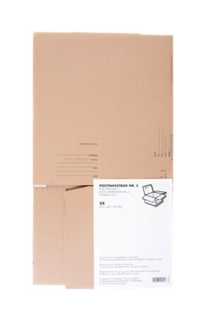 POSTPAKKET IEZZY 6 485X260X185MM BRUIN