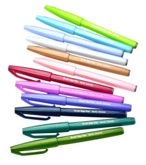 BRUSHPEN PENTEL SIGN SES15C ASS