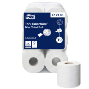 TOILETPAPIER TORK ADVANCED 2LAAGS 620VEL 12ROLLEN
