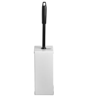 TOILETBORSTEL EURO QUARTZ RVS WIT