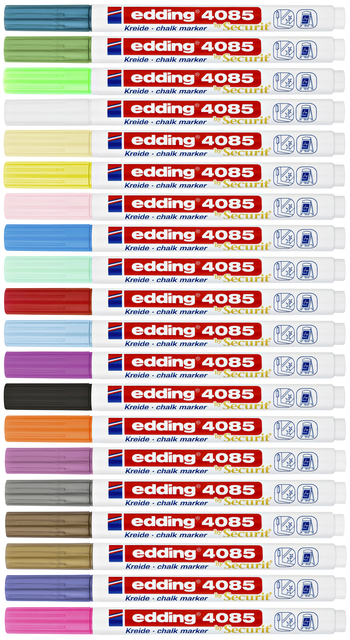 KRIJTSTIFT EDDING 4085 ROND 1-2MM ZWART