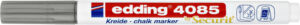 KRIJTSTIFT EDDING 4085 ROND 1-2MM ZILVER