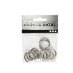 BOEKBINDERSRING 19MM ZILVER