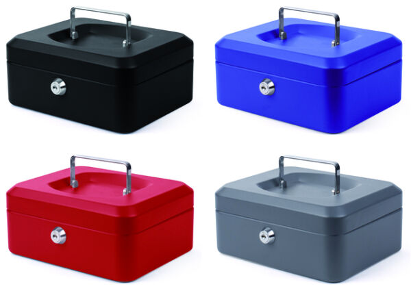 GELDKIST QUANTORE 200X160X90MM BLAUW