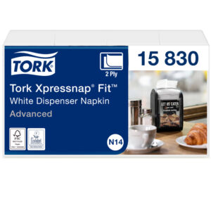SERVET TORK 15830 VOOR DISPENSER 21.3×16.5 WIT