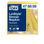 SERVET TORK 478859 LINSTYLE DINNER 39X39CM MOSTERD