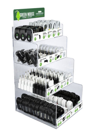 DISPLAY GREEN MOUSE 4 LAAGS