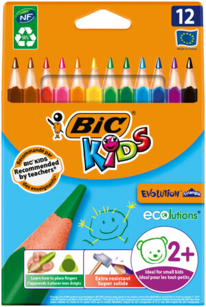 KLEURPOTLOOD BIC KIDS EVOLUTION TRIANGLE ASS