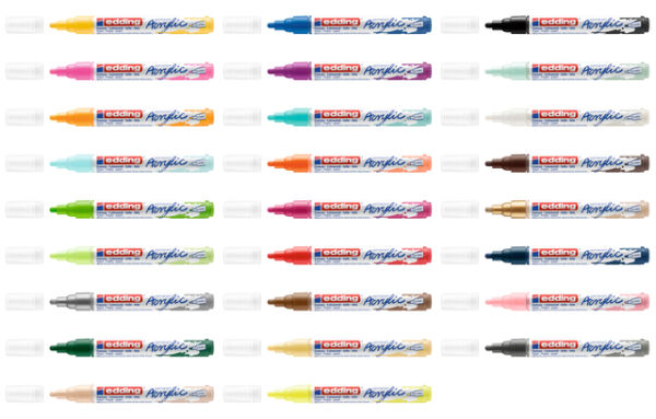 ACRYLMARKER EDDING E-5100 MEDIUM ZILVER