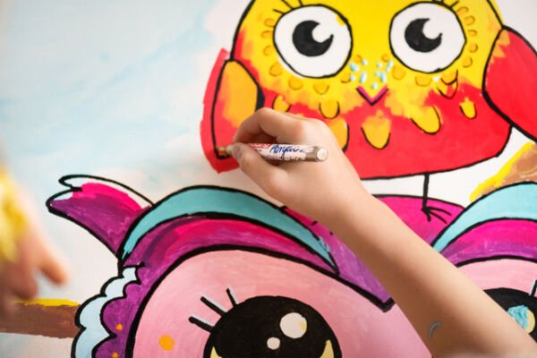 ACRYLMARKER EDDING E-5100 MEDIUM ZILVER