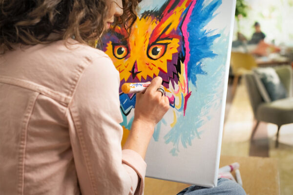 ACRYLMARKER EDDING E-5100 MEDIUM ZILVER