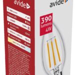 LED Filament Kaars 4W E14 WW 2700K