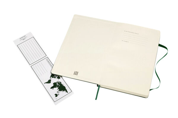 NOTITIEBOEK MOLESKINE L 130X210MM BLANCO HC GREEN