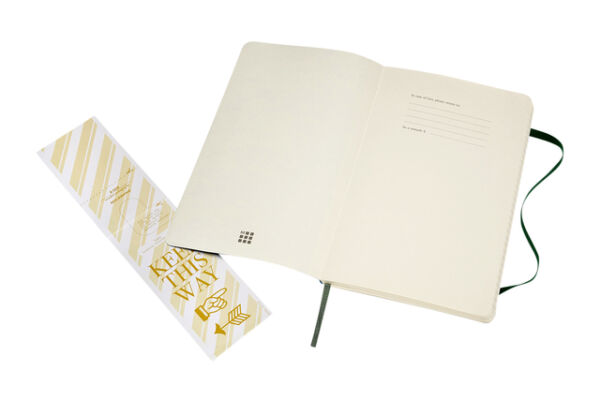 NOTITIEBOEK MOLESKINE L 130X210MM LIJN SC GREEN