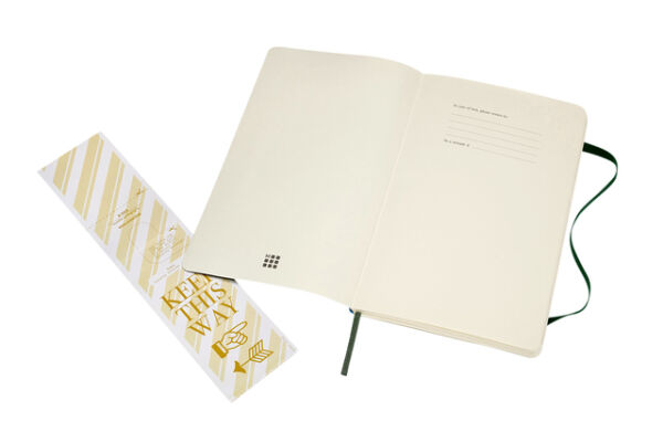 NOTITIEBOEK MOLESKINE LARGE 130X210MM BLC SC GREEN