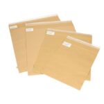 SENDBAG VERZENDVERPAKKING 34/38X45CM BRUIN