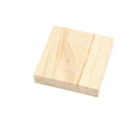 KNUTSELPLANK CREOTIME IKOON 9.6X9.6X2CM HOUT