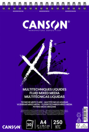 TEKENBLOK CANSON XL FLUID MIXED MEDIA A4 30V 250GR