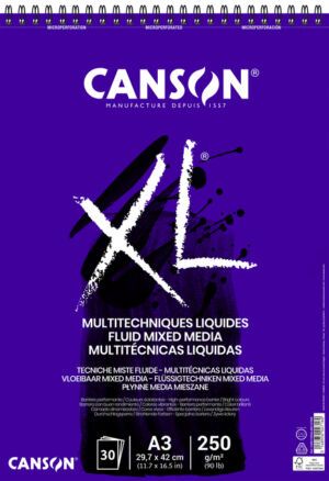 TEKENBLOK CANSON XL FLUID MIXED MEDIA A3 30V 250GR