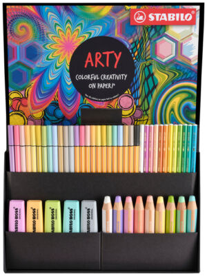 CREATIVE SET STABILO 77/6 ARTY COLORFUL PASTEL MIX