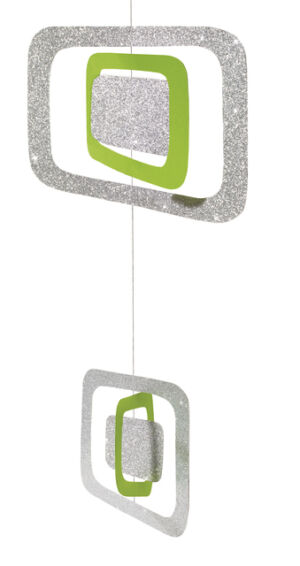 GLITTERKARTON FOLIA 50X70CM 300GR 5VEL ZILVER
