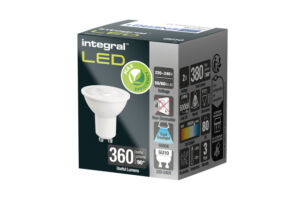 LEDLAMP INTEGRAL GU10 6500K KOEL WIT 2.0W 380LUMEN
