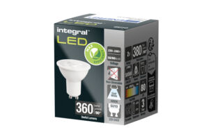LEDLAMP INTEGRAL GU10 4000K KOEL WIT 2.0W 380LUMEN