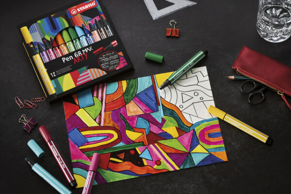 VILTSTIFT STABILO PEN 68/24 MAX ARTY ASS 24ST