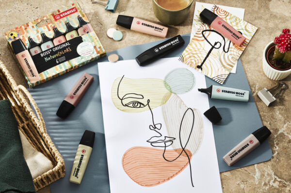 MARKEERSTIFT STABILO BOSS 70/137 NATURE MODDERGN