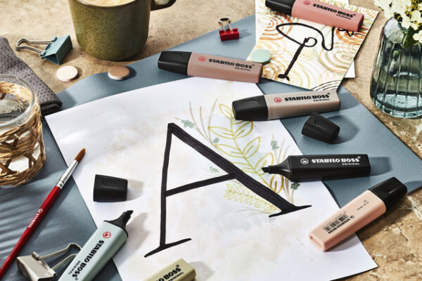 MARKEERSTIFT STABILO BOSS 70/8 NATURE ETUI À 8ST