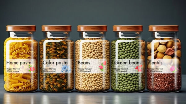 ETIKET RILLPRINT 70X42.4MM MAT TRANSPARANT 525ST