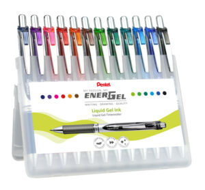GELSCHRIJVER PENTEL BL77 ENERGEL M 12ST ASSORTI