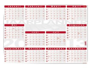 JAARPLANKALENDER 2025 QUANTORE 48X68CM