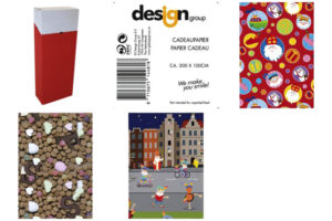 INPAKPAPIER DESIGN GROUP SINT 300X100CM ASS