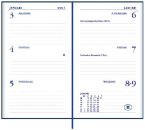Agenda 2026 Ryam memoplan 7 plus Mundior 7d /2p zw