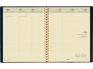 Agendavulling 2027 Brepols Concorde 7d/2p crème