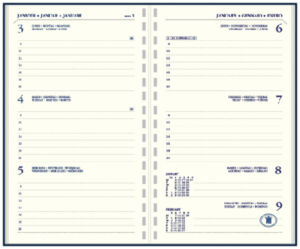 Agenda 2027 Ryam Memoplan 7 Suprema 7d/2p zwart