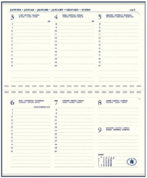 Agenda 2027 Ryam Compact Suprema 7d/2p bordeaux