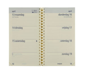 Agenda 2027 Brepols Opt Pocket Palermo 7d/2p zw