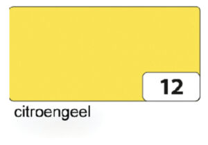Fotokarton Folia 300gr 50x70cm 12 citroengeel
