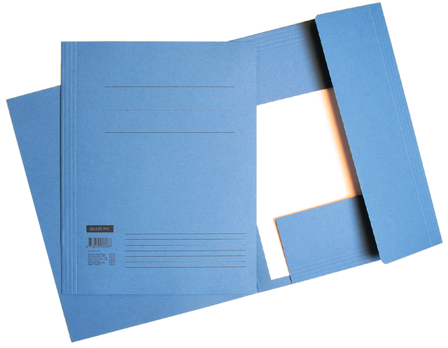 Dossiermap Quantore A4 320gr blauw